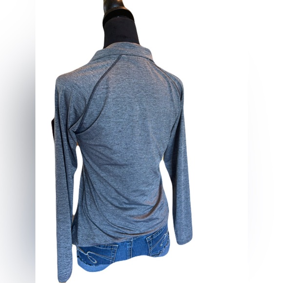 Small Grey Rugged Races 3/4 Zip Sweater - Picture 3 of 4